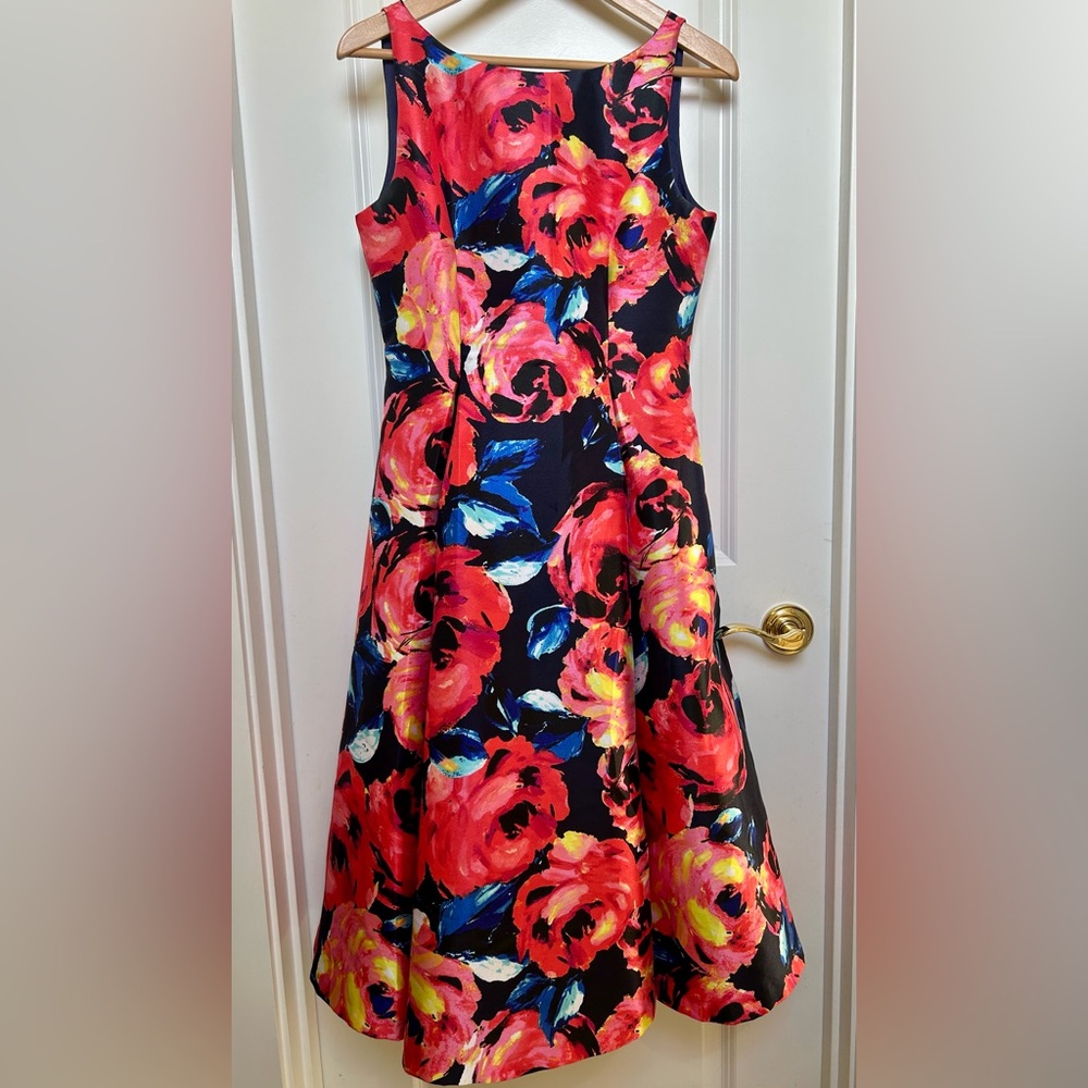 Adrianna Papell Floral Cocktail Dress